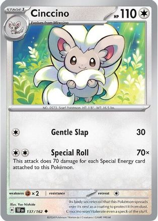 Cinccino (TEF-137) (Reverse Holofoil)