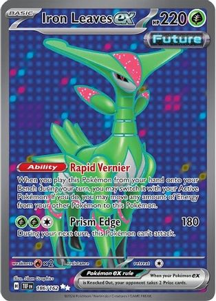 Iron Leaves ex (TEF-186) (Holofoil)