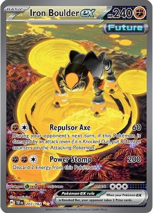 Iron Boulder ex (TEF-207) (Holofoil)