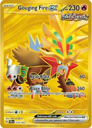 Gouging Fire ex (TEF-214) (Holofoil)