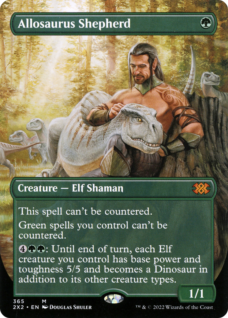 Allosaurus Shepherd (2X2-365) (Borderless) (Foil)