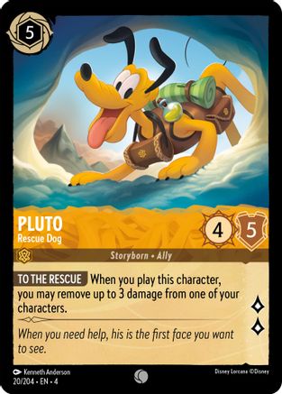 Pluto - Rescue Dog (4-020) (Cold Foil)