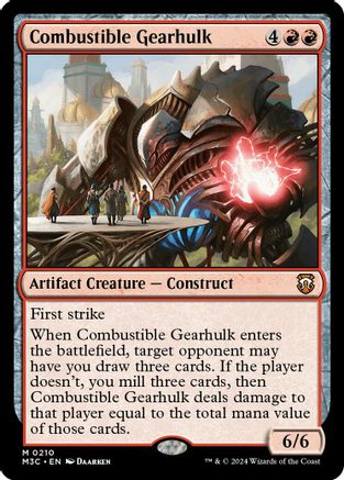 Combustible Gearhulk (Ripple Foil) (M3C-210)