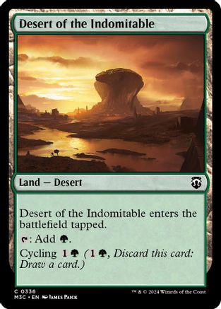 Desert of the Indomitable (Ripple Foil) (M3C-336)