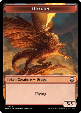 Dragon // Shapeshifter (0008) Double-Sided Token (M3C-12 // 8)