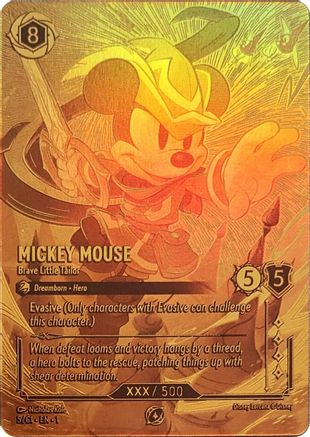Mickey Mouse - Brave Little Tailor (Serial Numbered) (DLPC-005) (Holofoil)