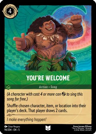 You're Welcome (5-096)