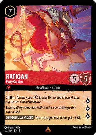 Ratigan - Party Crasher (5-123) (Cold Foil)