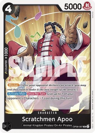 Scratchmen Apoo (OP08-087)