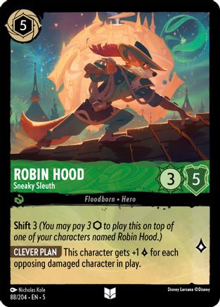 Robin Hood - Sneaky Sleuth (5-088) (Cold Foil)