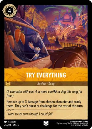 Try Everything (5-025) (Cold Foil)