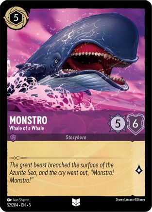 Monstro - Whale of a Whale (5-052) (Cold Foil)