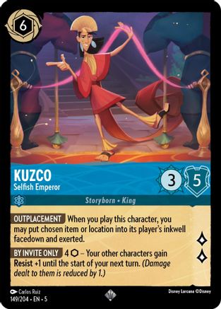 Kuzco - Selfish Emperor (5-149) (Cold Foil)