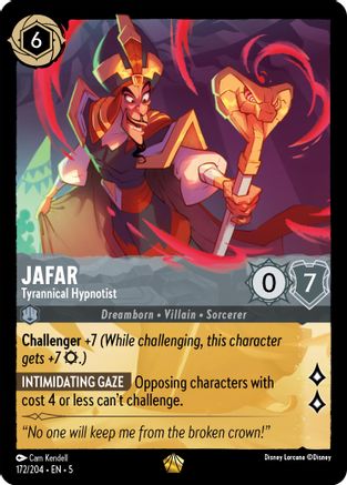 Jafar - Tyrannical Hypnotist (5-172) (Cold Foil)