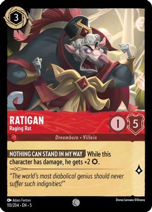 Ratigan - Raging Rat (5-113) (Cold Foil)