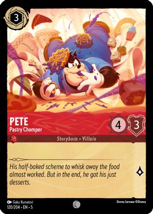 Pete - Pastry Chomper (5-120) (Cold Foil)