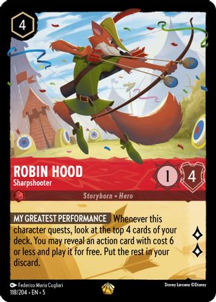 Robin Hood - Sharpshooter (5-118) (Cold Foil)