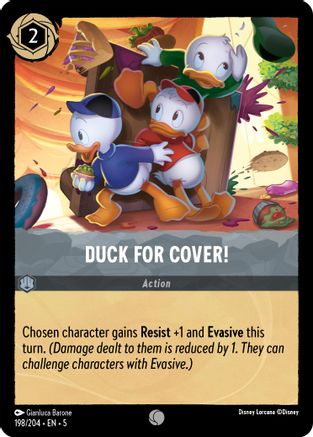 Duck for Cover! (5-198) (Cold Foil)