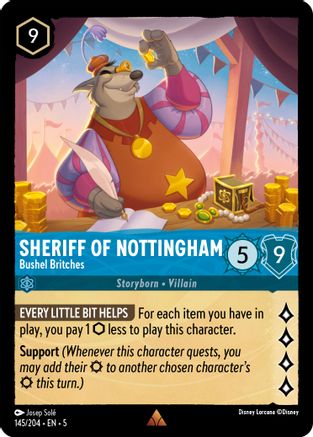 Sheriff of Nottingham - Bushel Britches (5-145) (Cold Foil)