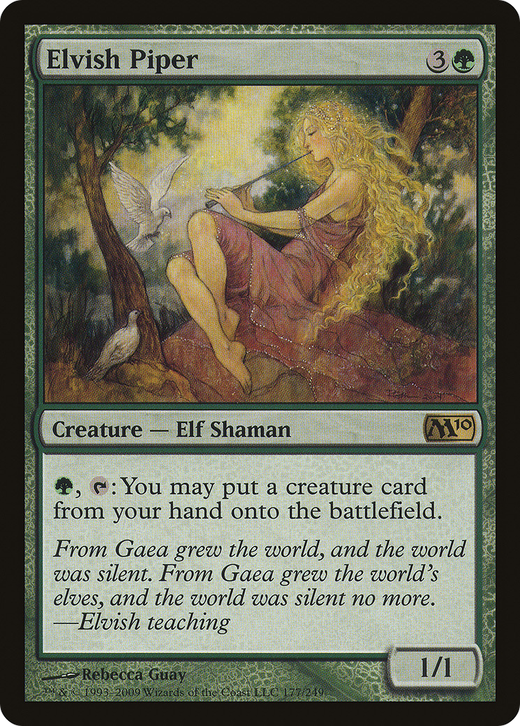 Elvish Piper (M10-177) (Foil)