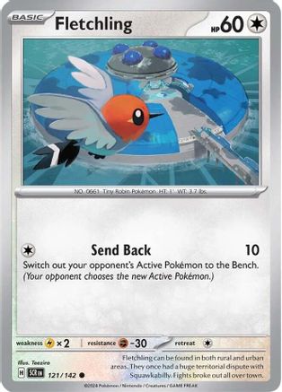 Fletchling (SCR-121) (Reverse Holofoil)