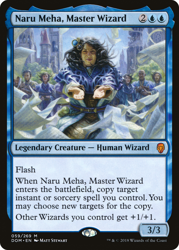 Naru Meha, Master Wizard (DOM-059) (Foil)