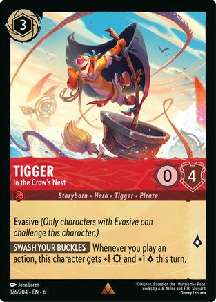 Tigger - In the Crow's Nest (6-126) (Cold Foil)