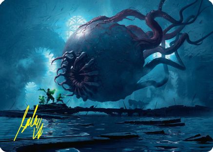 Abhorrent Oculus Art Card (Gold-Stamped Signature) (ASDSK-003)