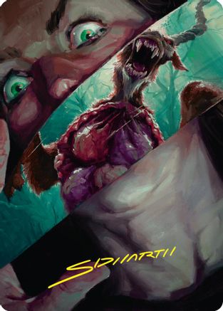 Hauntwoods Shrieker Art Card (Gold-Stamped Signature) (ASDSK-040)