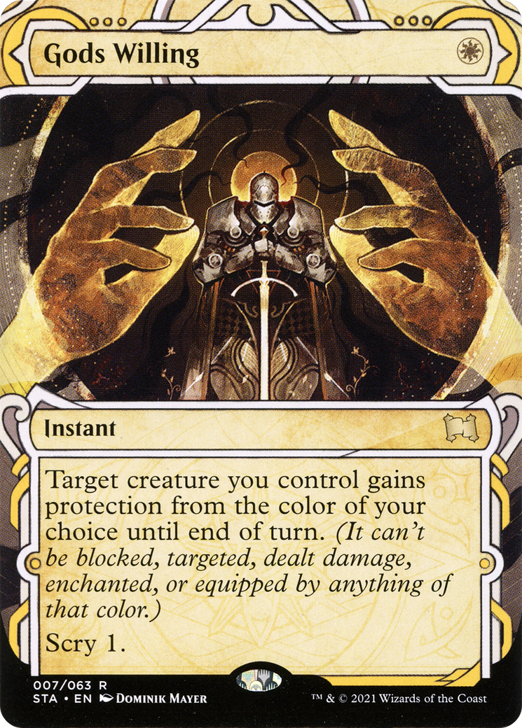 Gods Willing (STA-007) (Showcase) (Borderless) (Foil)