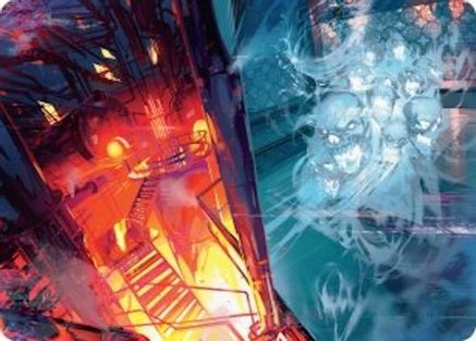 Roaring Furnace // Steaming Sauna Art Card (ASDSK-037)
