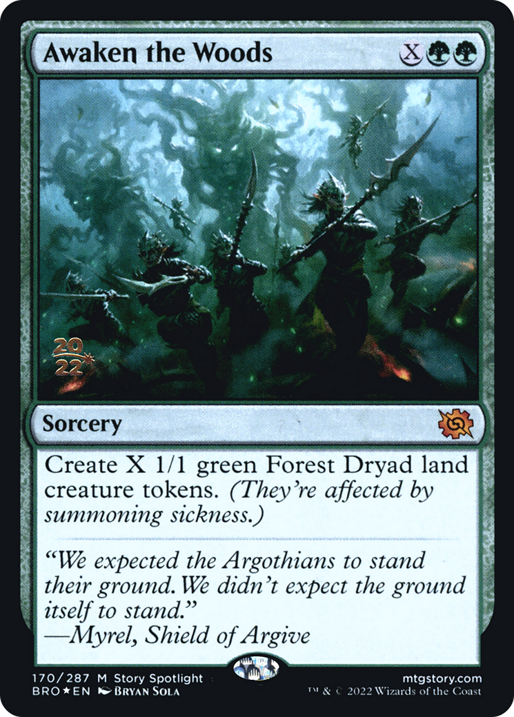 Awaken the Woods (PRE-170S) (Foil)