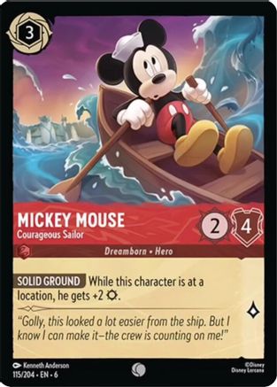 Mickey Mouse - Courageous Sailor (6-115)