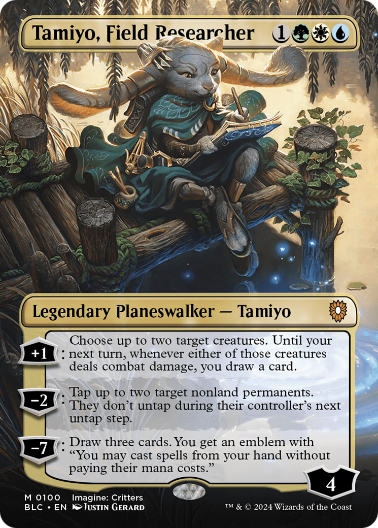 Tamiyo, Field Researcher (BLC-100) (Borderless) (Foil)