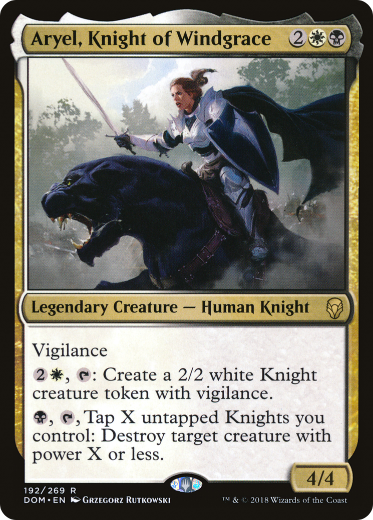 Aryel, Knight of Windgrace (DOM-192)