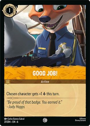Good Job! (6-027) (Cold Foil)