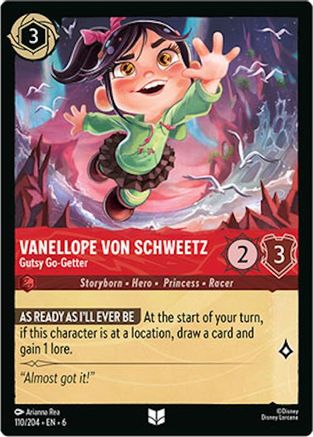 Vanellope von Schweetz - Gutsy Go-Getter (6-110) (Cold Foil)
