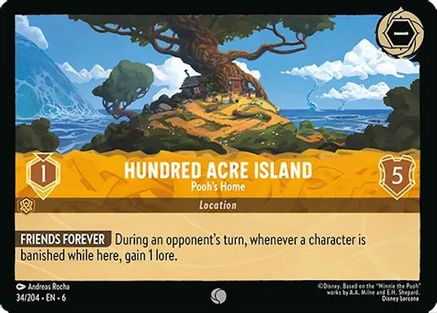 Hundred Acre Island - Pooh's Home (6-034) (Cold Foil)