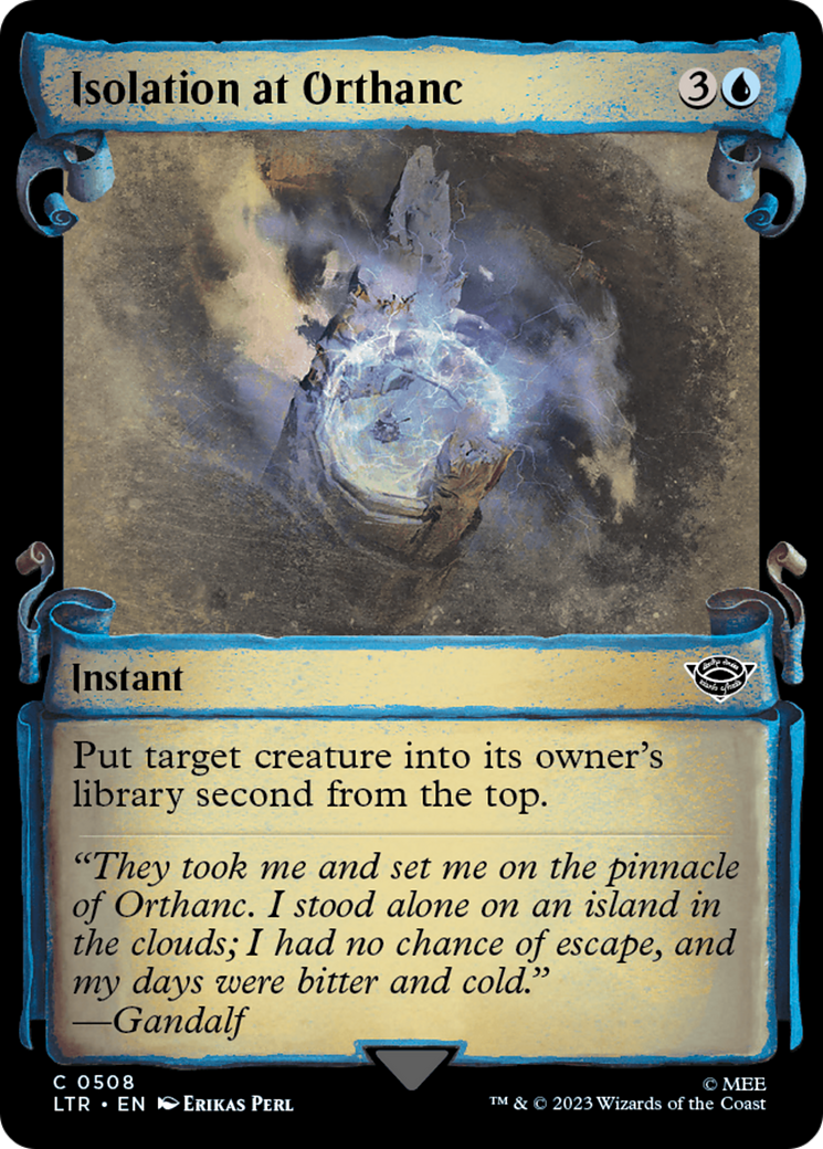 Isolation at Orthanc (LTR-508) (Showcase) (Scroll) (Foil)