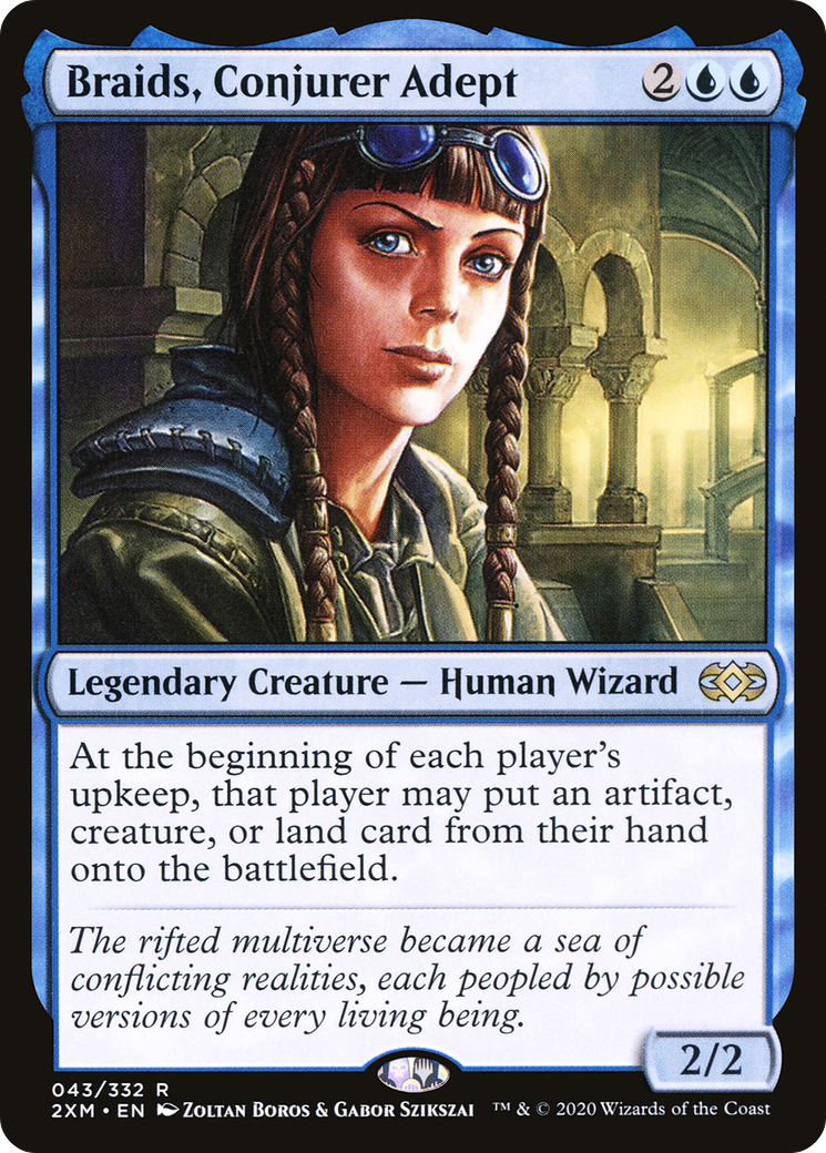 Braids, Conjurer Adept (2XM-043) (Foil)