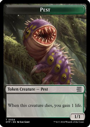 Pest // Plot Double-Sided Token (OTP-4 // 20)