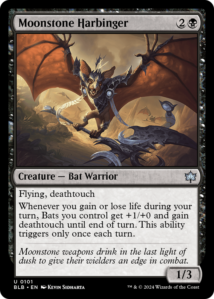 Moonstone Harbinger (BLB-101) (Foil)
