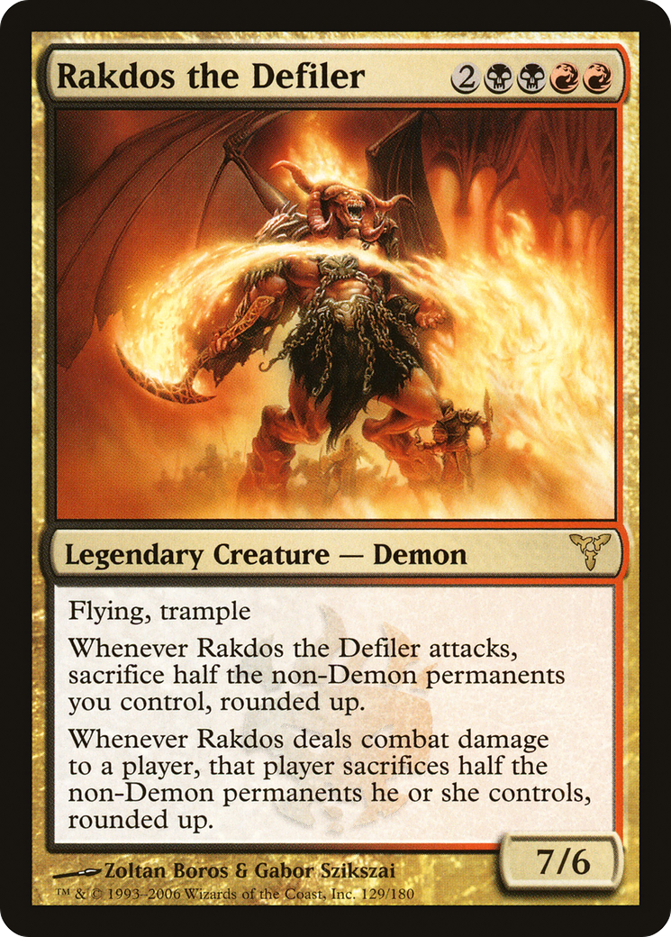 Rakdos the Defiler (DIS-129) (Foil)