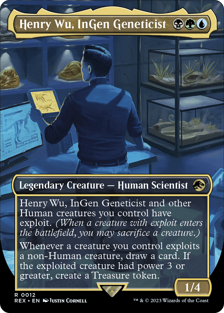 Henry Wu, InGen Geneticist (REX-012) (Borderless) (Foil)