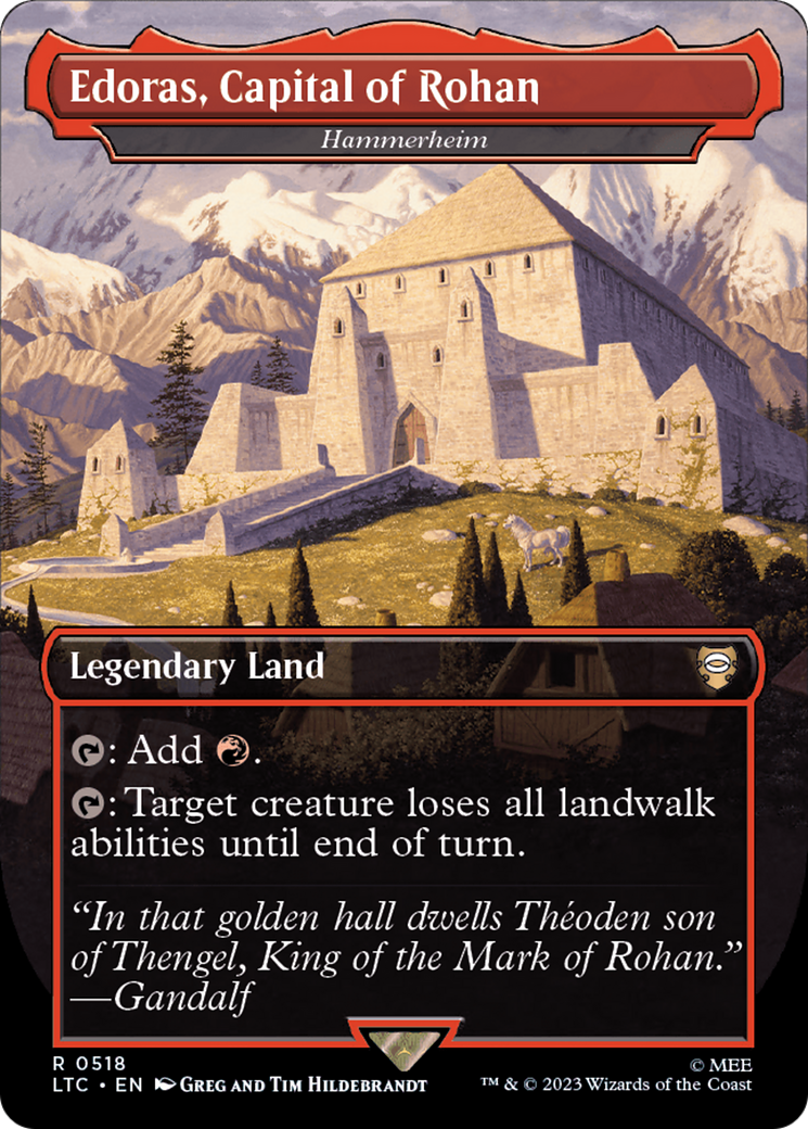 Edoras, Capital of Rohan / Hammerheim (LTC-518) (Borderless)