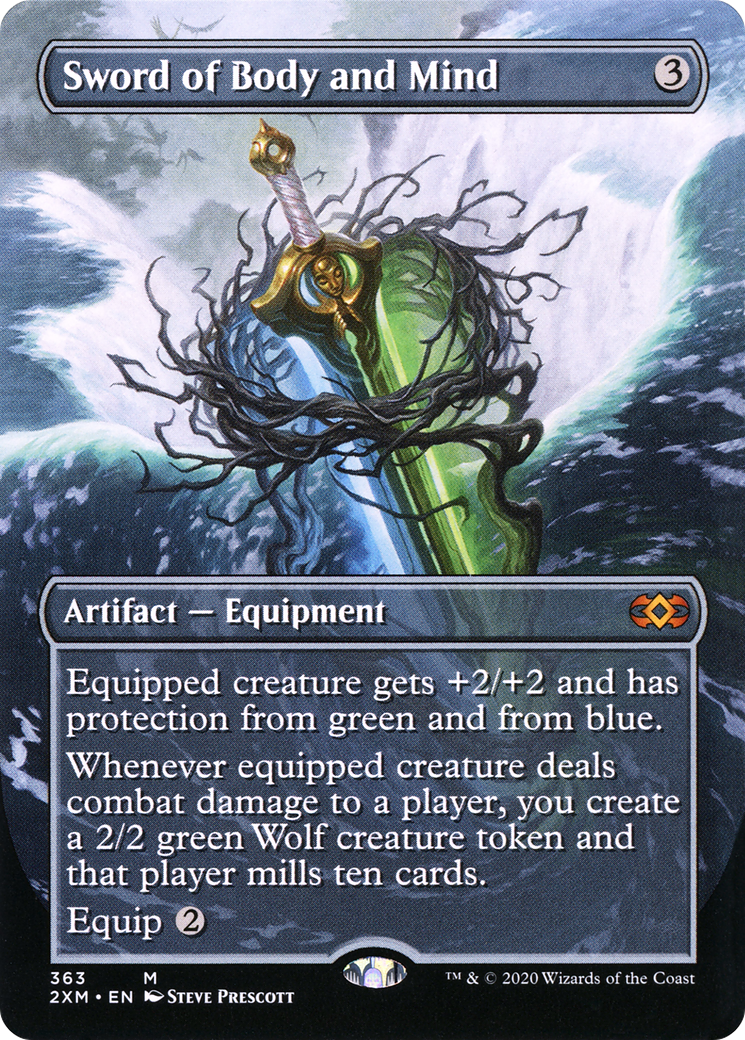 Sword of Body and Mind (2XM-363) (Borderless) (Foil)