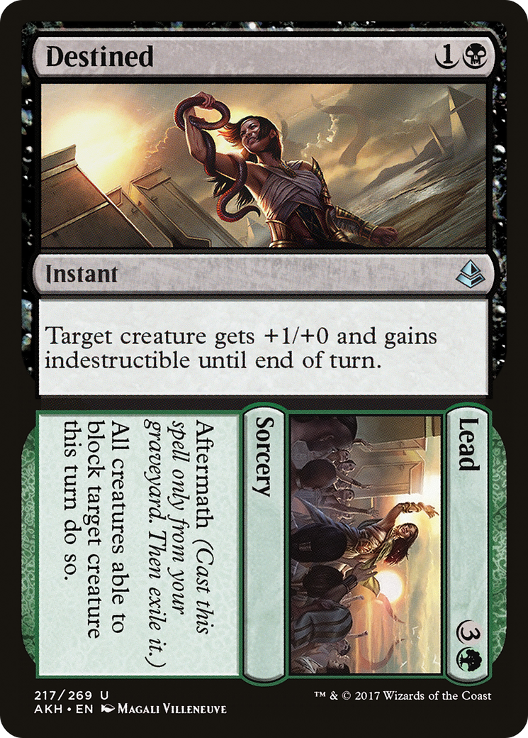 Destined // Lead (AKH-217) (Foil)