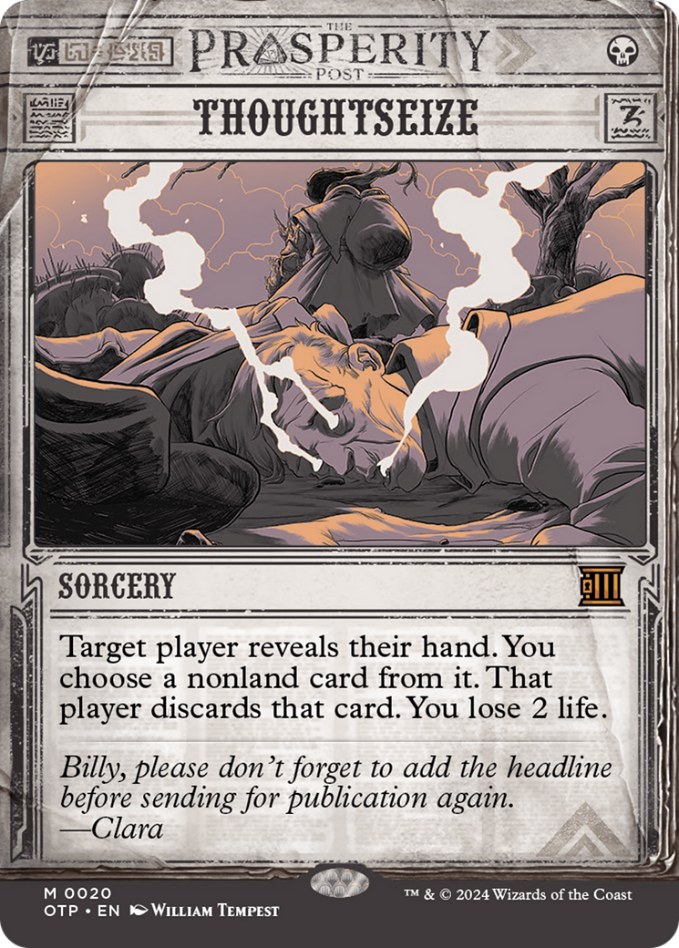 Thoughtseize (OTP-020) (Showcase) (Borderless)