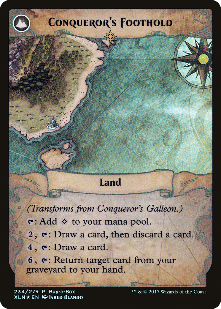 Conqueror's Galleon // Conqueror's Foothold (PXTC-234) (Foil)