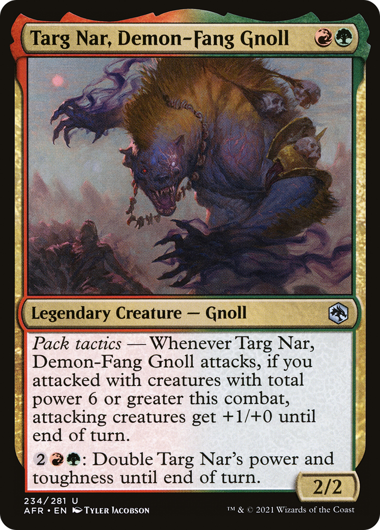 Targ Nar, Demon-Fang Gnoll (AFR-234) (Foil)